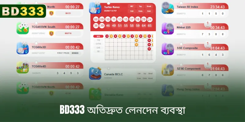 BD333-এর অত্যন্ত দ্রুত এবং নিরাপদ লেনদেন ব্যবস্থা